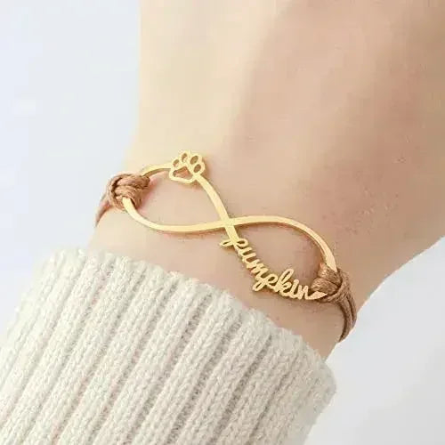 Custom Pet Name Bracelet - Dog/Cat Mom Bracelet