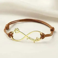 Custom Pet Name Bracelet - Dog/Cat Mom Bracelet