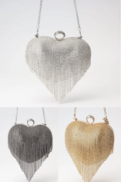 Fringed Rhinestone Bag