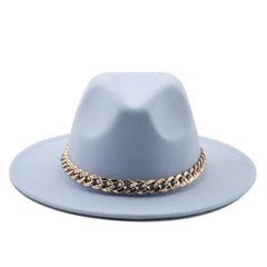 Wide Brim Fedora Hat