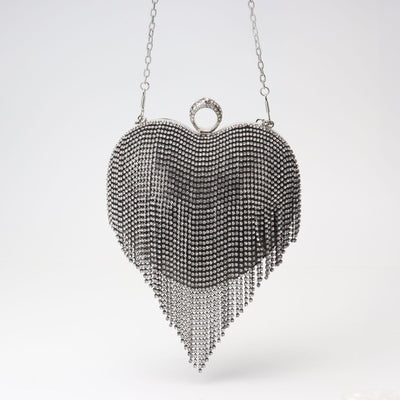 Fringed Rhinestone Bag