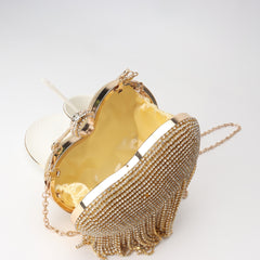 Fringed Rhinestone Bag