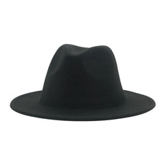 Classic Wide Brim Fedora Hat