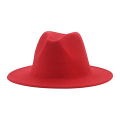 Classic Wide Brim Fedora Hat