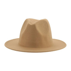Classic Wide Brim Fedora Hat