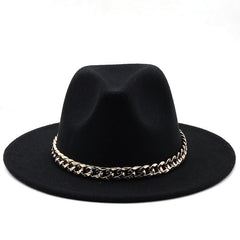 Wide Brim Fedora Hat