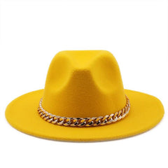 Wide Brim Fedora Hat