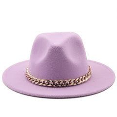 Wide Brim Fedora Hat