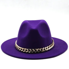 Wide Brim Fedora Hat