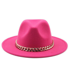Wide Brim Fedora Hat