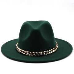 Wide Brim Fedora Hat