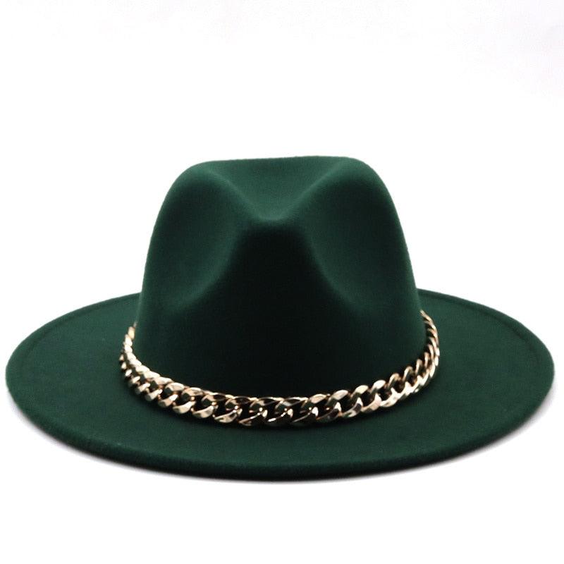 Wide Brim Fedora Hat