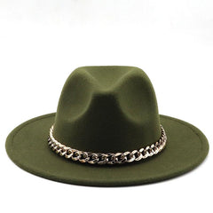 Wide Brim Fedora Hat