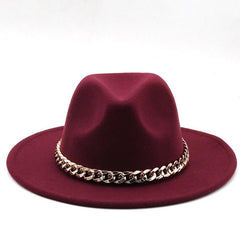 Wide Brim Fedora Hat