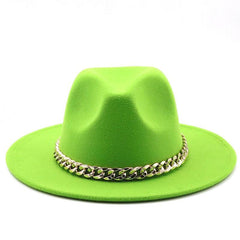 Wide Brim Fedora Hat