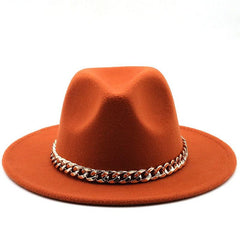 Wide Brim Fedora Hat