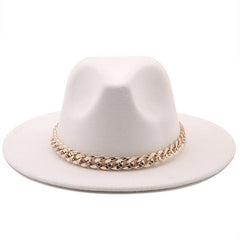 Wide Brim Fedora Hat