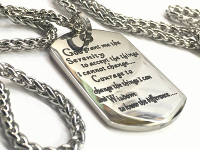Serenity Prayer Necklace