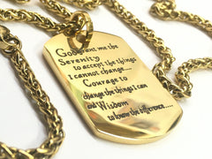 Serenity Prayer Necklace