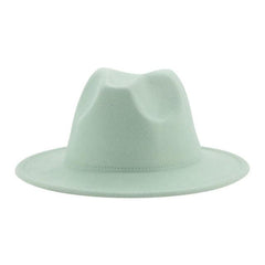 Classic Wide Brim Fedora Hat