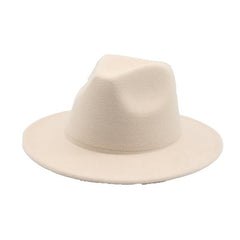 Classic Wide Brim Fedora Hat