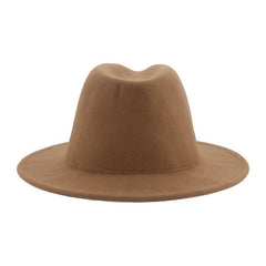 Classic Wide Brim Fedora Hat