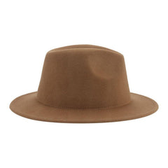 Classic Wide Brim Fedora Hat