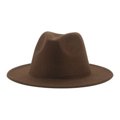 Classic Wide Brim Fedora Hat