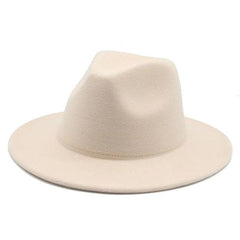 Classic Wide Brim Fedora Hat