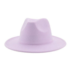 Classic Wide Brim Fedora Hat