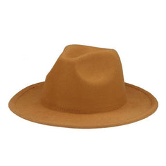 Classic Wide Brim Fedora Hat