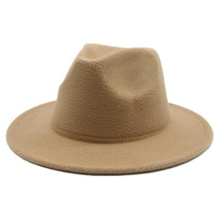 Classic Wide Brim Fedora Hat