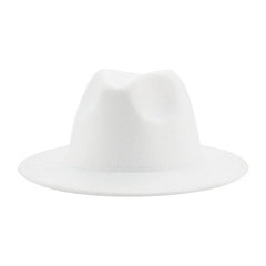 Classic Wide Brim Fedora Hat