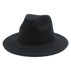 Classic Wide Brim Fedora Hat