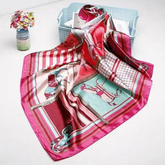Women Soft Silk Scraf