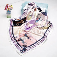 Women Soft Silk Scraf