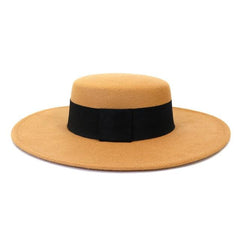 Flat Top Fedora Hat