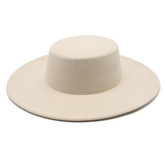 Flat Top Fedora Hat